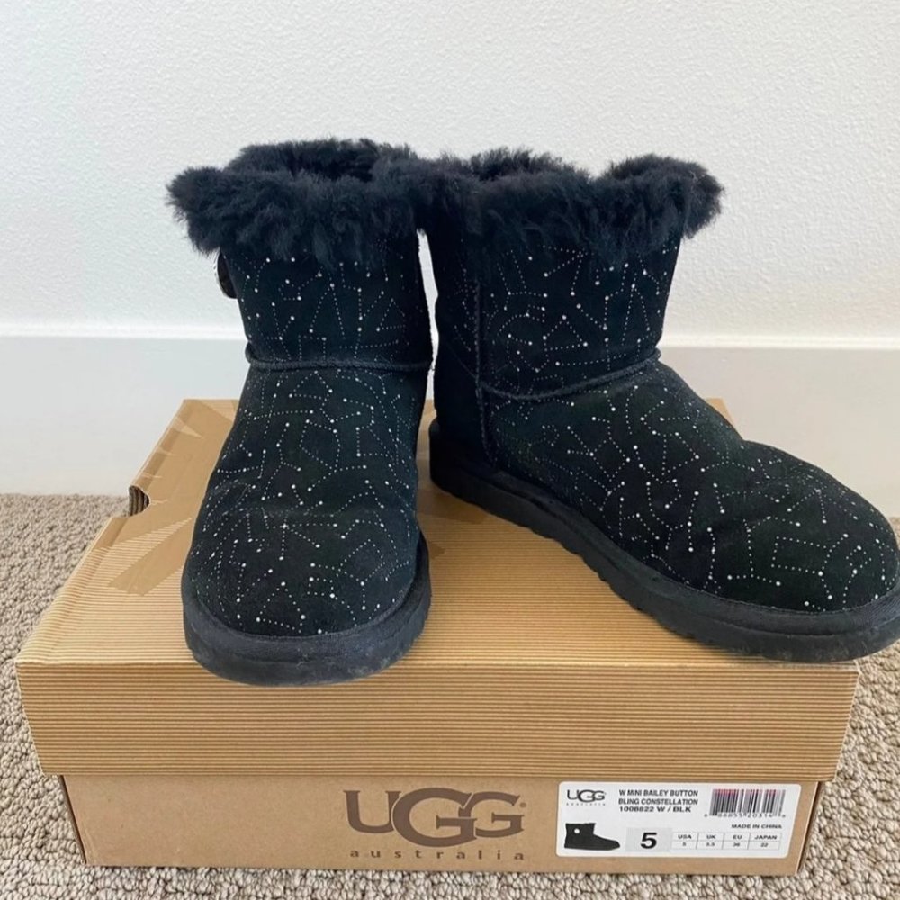 Ugg Mini Bailey Button Crystal Bling Constellatio… - image 5